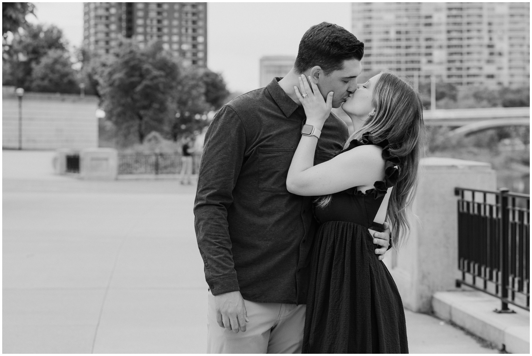 Adam Lowe photography, Columbus, Ohio, downtown, surprise proposal, wedding, fashion, commercial, editorial, modern, no soliciting bar, Veritas Restaurant